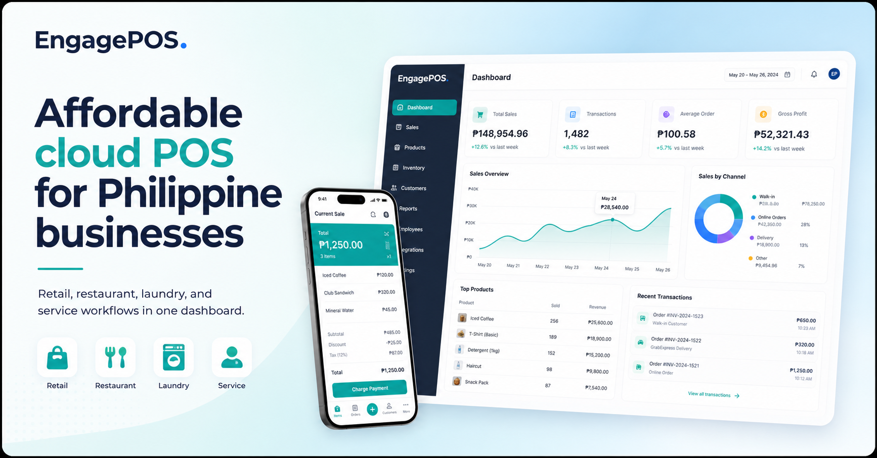 EngagePOS - Cloud POS System Philippines